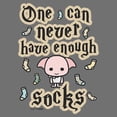 thumbnail image 2 of Infants' Harry Potter Chibi Dobby One Can Never Have Enough Socks Bodysuit, 2 of 3