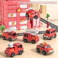thumbnail image 4 of Camión de juguete TEMI para niños de 3 a 5 años con 7 coches eléctricos de fricción, 4 of 5