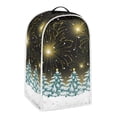 thumbnail image 2 of HELLHERO Kitchen Blender Dust Covers 1Pcs Waterproof Washable for Friends, Fireworks over Snowy Pine Forest, 2 of 5