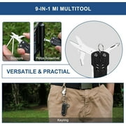 NexTool 9 in 1 Mini Multitool, Bladeless Small Multi Tool, TSA Approved, Mini Sailor Lite
