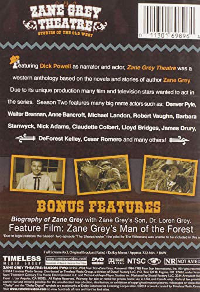 (未使用･未開封品)Zane Grey Theatre Complete Season One [DVD] Amazon.com: Zane Grey Theatre Complete Season One : Dick Powell