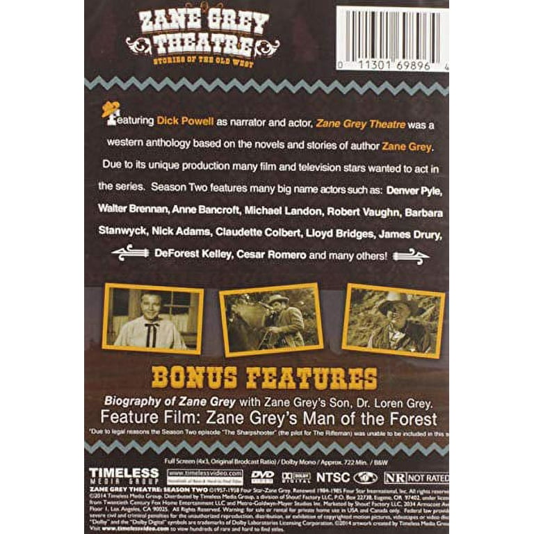 Zane Grey Theatre: The Complete Second Season (DVD