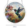 thumbnail image 3 of Acrylic Jigsaw Puzzle Suncatcher-Galactic Colorful Birds, Stained Glass Window Hanging, Home Decor Creative Mom Gifts, Birthday Gifts for Women,Wife, Sisters, Aunt, Besties 7.4in, 3 of 7