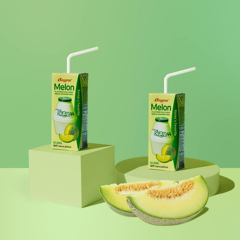 Binggrea Milk Drink, Melon, 6 Ct - Walmart.com