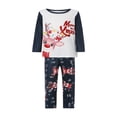 thumbnail image 2 of Family Matching Clothes Christmas Sleepwear  Tree Print Tops Trousers Baby Romper Pajamas Set, 2 of 7