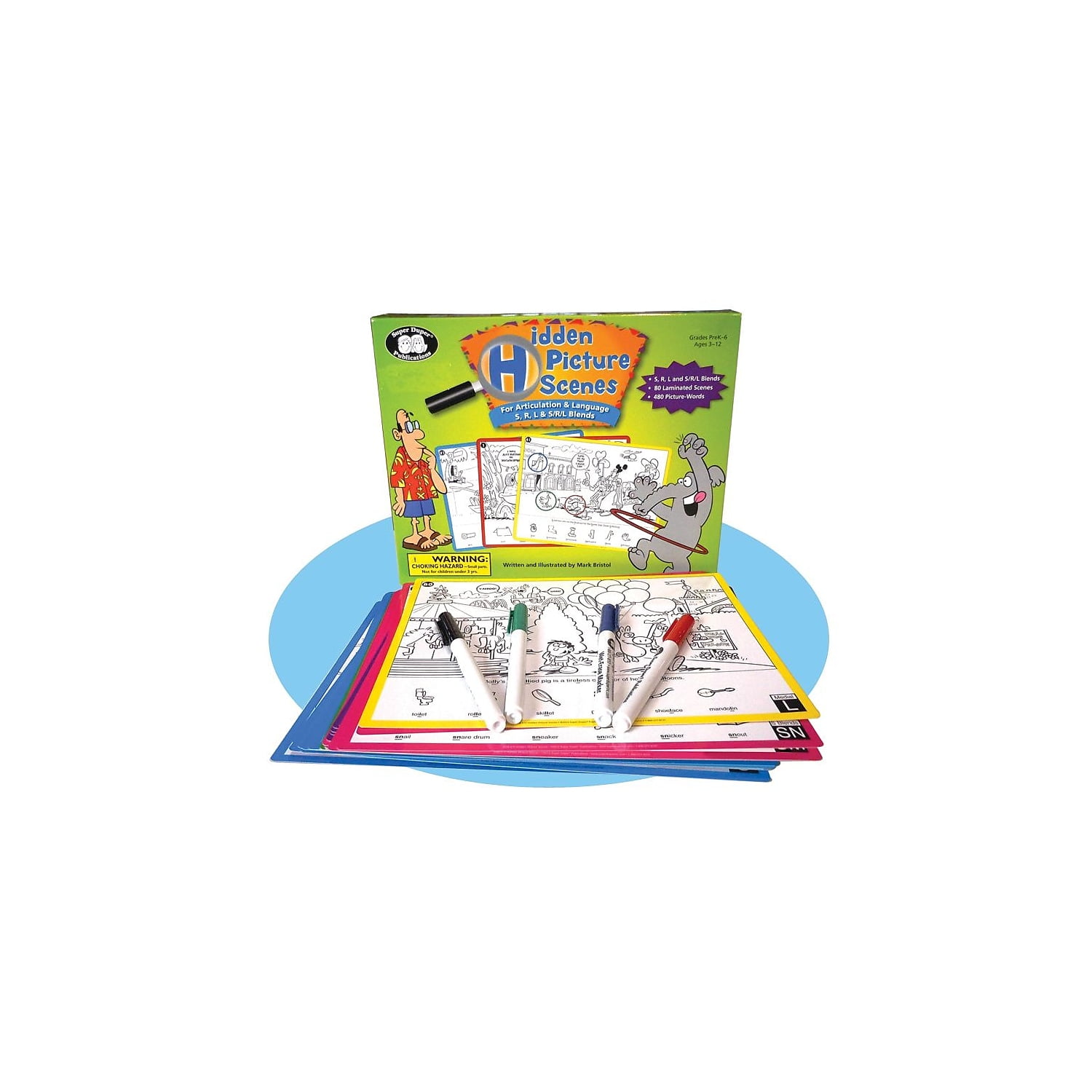 Super Duper Publications Hidden Picture Scenes for Articulation