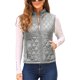 thumbnail image 1 of Sexy Dance Ladies Chaqueta acolchada Sin mangas Zip up Slim Fit Chaqueta para mujer Chaleco ligero acolchado con bolsillos, 1 of 1