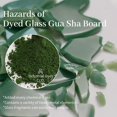 thumbnail image 3 of 1 herramienta de masaje Gua Sha, tabla Guasha para cara y cuerpo, herramienta facial Gua Sha de piedra de jade natural, masajeador facial para terapia de acupuntura tradicional, salud diaria antienvejecimiento (verde) JM, 3 of 5