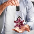 thumbnail image 7 of Lifelike Lily Keychain Bag Charm Simulation Lily Flower Hanging Keyring Pendant Chic Bag Pendant Accessories, 7 of 7