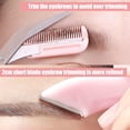 thumbnail image 3 of LC-dolida Eyebrow Trimmer Scissors, Professional Non-Slip Finger Grip Brow Scissors with Comb for Men and Women, Eyebrow Scissors with Comb for Effortless Brow Shaping, 4pcs, 3 of 8