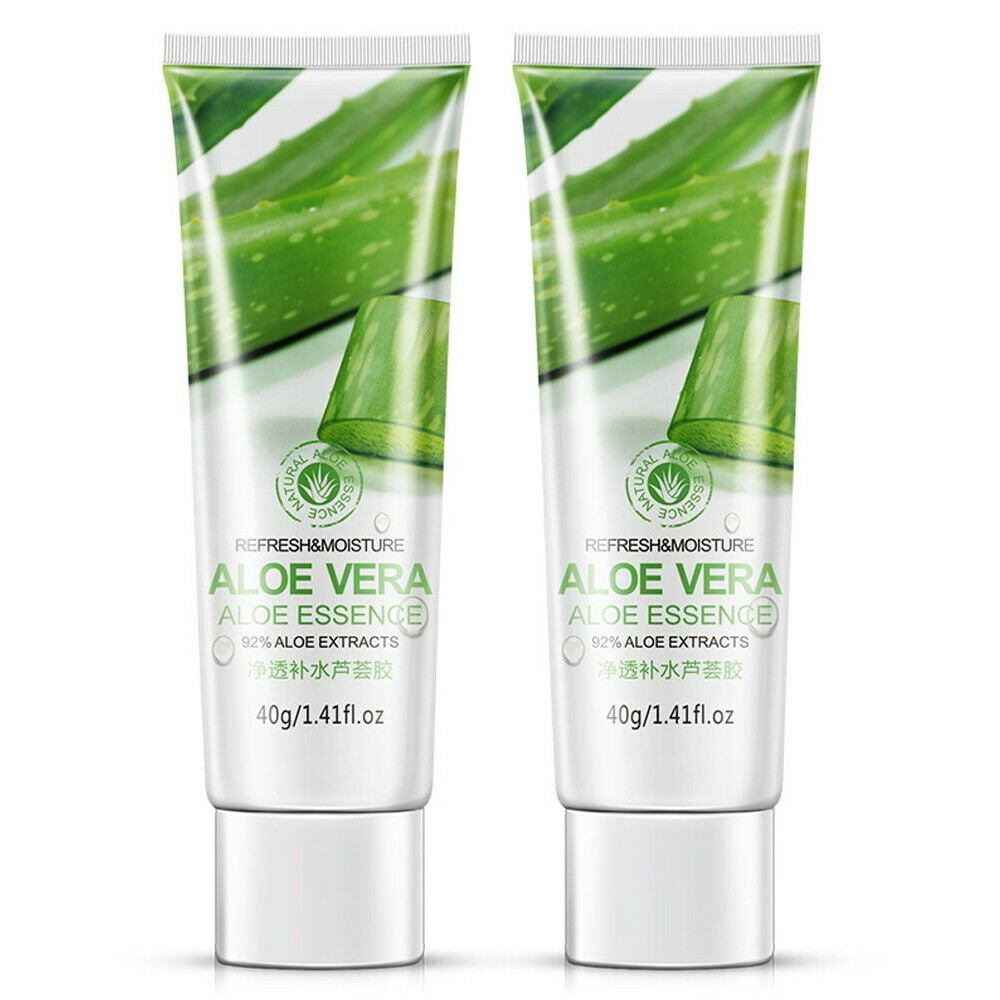 (2 Pack) Aloe Vera Pure Aloe Vera Gel Aloe Vera Juice Moisturizer 1.4