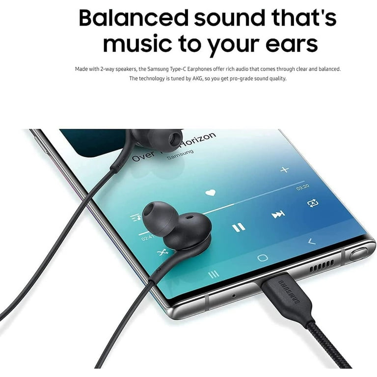 Samsung Adaptive Fast Wall Charger Type C Cable AKG USB C Earbuds Headphones for Samsung Galaxy A12 1x Wall Adapter 1x Cable 1x Earbuds Walmart