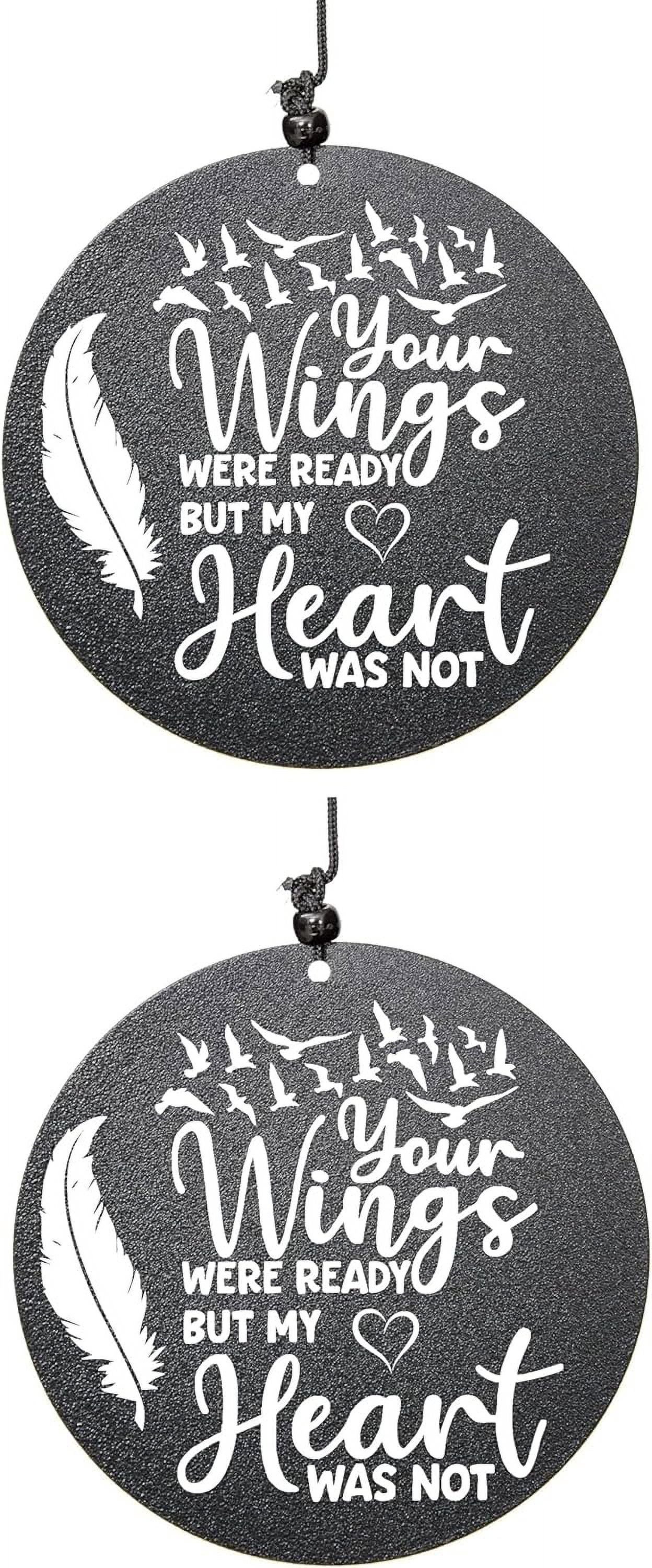 Memorial Wind Chimes for Loss of Loved One Rememberance Gifts for Loss of Dad Mom Wife Husband Daughter Large Angel Windchimes Garden Patio Home Décor
