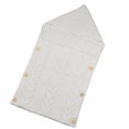 thumbnail image 1 of EYIIYE Newborn Infant Baby Soft Blanket Knit Button Crochet Warm Swaddle Wrap Sleeping Bags, 1 of 1