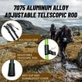 thumbnail image 6 of 2Pcs Heavy-Duty 7075 Aluminum Alloy Trekking Poles | 3-Section Telescoping Hiking Sticks with Flip-Lock, Lightweight Portable for Climbing, Camping & Trekking for Hikers, 6 of 8