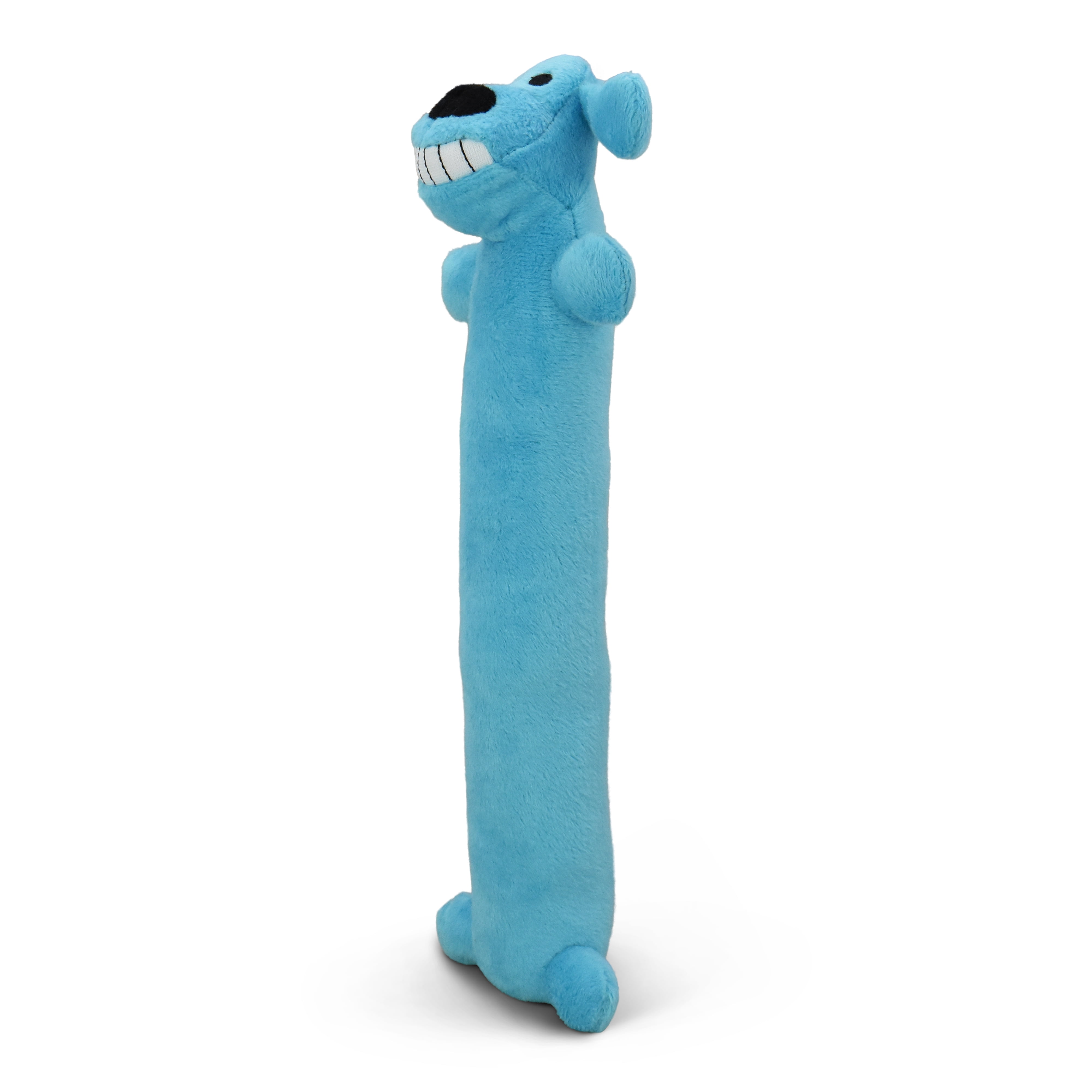 (2 pack) Multipet Plush Smiling Dog Toy with Squeaker, Medium Size