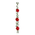 thumbnail image 2 of Xihbxyly Ofertas de Exceso de Existencias En Outlets de Prime 1 Pieza de Flor Navideña de Ratán para Colgar En La Pared Del Hogar, Flor de Pascua, Hoja Navideña de Ratán, Decoración para Chimenea, 62, 2 of 7