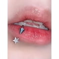 thumbnail image 3 of K-KED 1pc Titanium Steel Lip Labret Ring Star Shape Cartilage Hoop Ring Body Jewelry-Star-1.2*10mm, 3 of 6