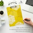 thumbnail image 5 of FMSHPON Geometric Honeycomb Clipboard Hardboard Wood Nursing Clip Board and Pull for Standard A4 Letter 13x9 inches, 5 of 7