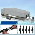 thumbnail image 6 of LABLT 21-24ft Boat Cover Waterproof Trailerable Heavy Duty Pontoon Beam 102", 6 of 6