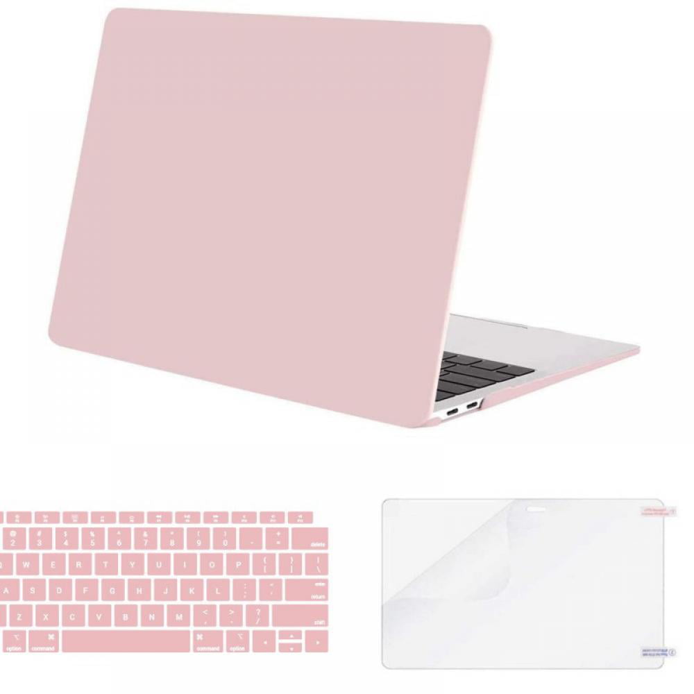 Anban MacBook Air 13 inch Case 2021 2020 2019 2018 Release A2337 M1 A2179 A1932 with Retina Mac Air 2020 with Touch ID Ultra Slim Crystal Clear Plastic Hard Shell Cover with Keyboard & Screen Skin 