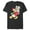 Dark Heather, variant on Vintage Donald Duck with Holiday Present - Short Sleeve Blended T-Shirt for Adults - Customized-Ocean Blue