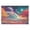 A Fantasy Landscape, variant on Rectangular Placemat Set 12'x18' Exquisite Print Durable & Heat Resistant Vibrant Colorful Flamingos