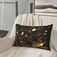 thumbnail image 5 of Honeii Classical Golden Casino Pattern Decorative Throw Pillow Case - Elevate Your Couch, Sofa, or Bed with Stylish Home Decor-14"x20", 5 of 6