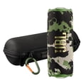 thumbnail image 1 of Paquete de altavoces portátiles impermeables JBL FLIP 7 (Squad) con funda X-Halo (negra), 1 of 7