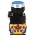 thumbnail image 3 of Interruptor pulsador BuyWeek 5 piezas 22 mm 37 V-440 V Rojo Verde Naranja Azul Blanco Negro, 3 of 8