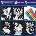 thumbnail image 3 of Set de Coloración Crayola Glow Fusion Glow in The Dark Con Marcadores, 3 of 3