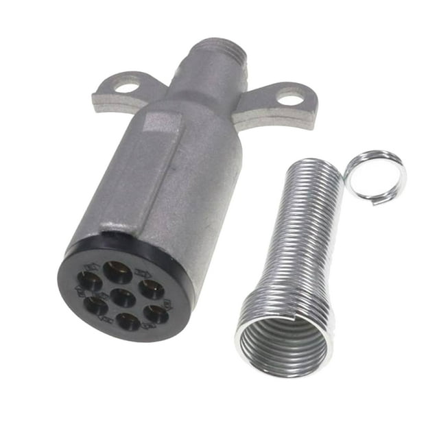 Sistema eléctrico de de remolque Tipo METAL Aluminio Enchufe y enchufe Semirremolque Luz Zulema semirremolque Receptáculo de 7 vías