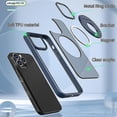 thumbnail image 3 of For Iphone 14 Rotating Ring Magnetic Holder Phone Case(black), 3 of 5