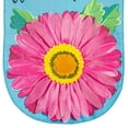 thumbnail image 3 of Welcome Friends Daisy Burlap House Flag, 3 of 3