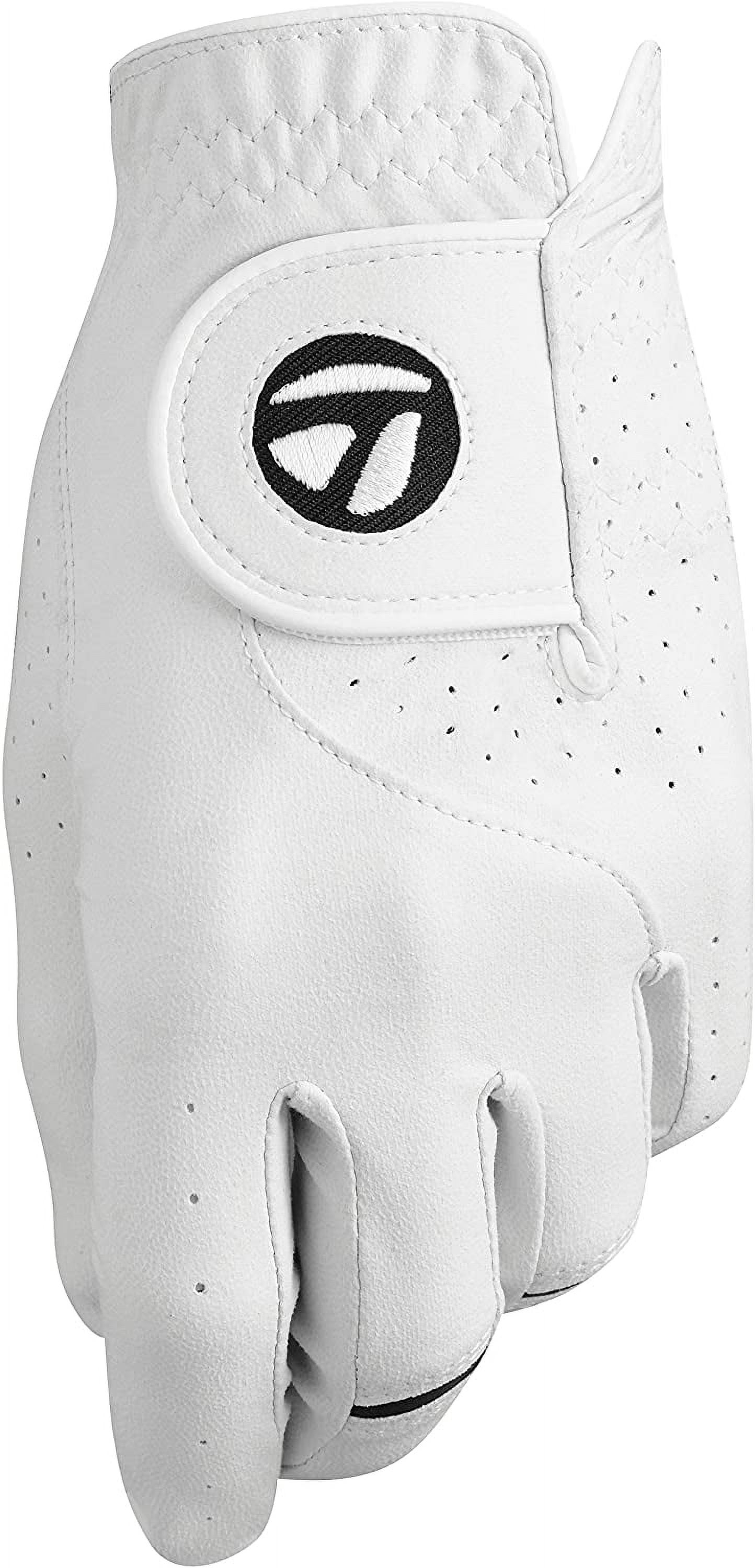 TaylorMade 2018 Women's Stratus Tech Golf Gloves White Medium Right