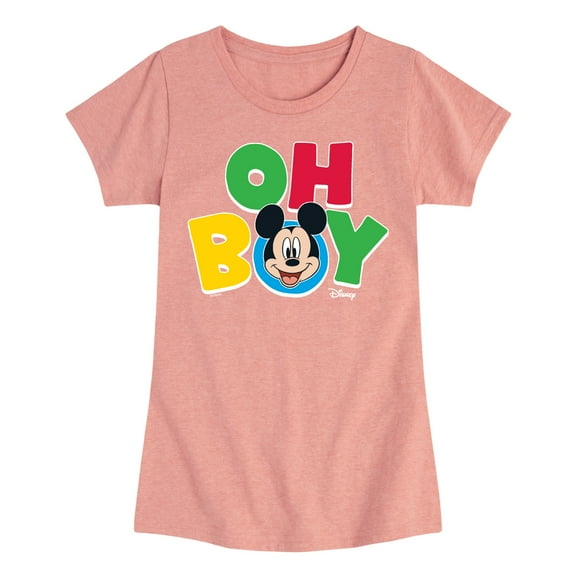 Disney Jr - Oh Boy - Toddler & Youth Girls Short Sleeve Graphic T-Shirt