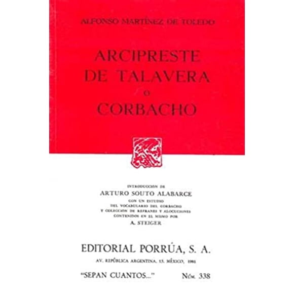 Arcipreste de Talavera o Corbacho
