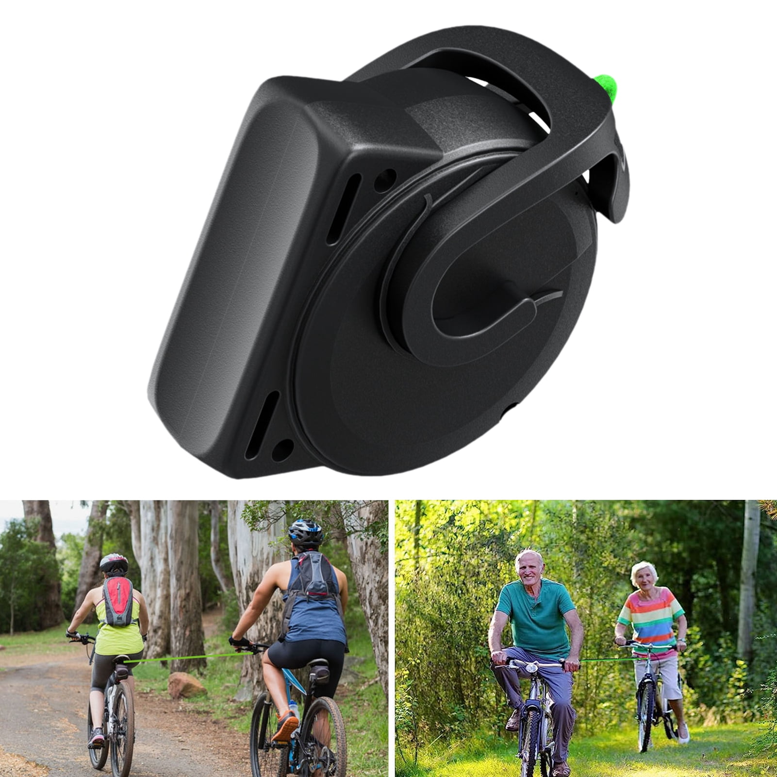 ruhuadgb Kids Bike Tow Rope Retractable Bicycle Traction Rope Lightweight Toddler Bike Attachment to Adult Bike Easy-to-Use Bike Trailer Strap for Outdoor Cycling Adventures