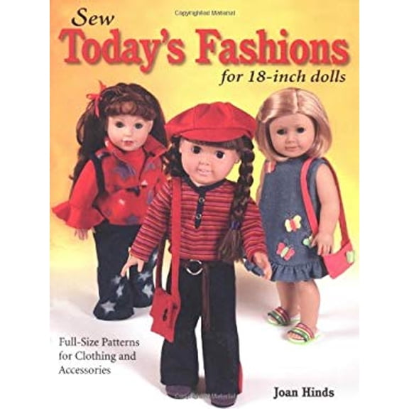 Pre-Owned Sew Today's Fashions for 18 Inch Dolls Paperback