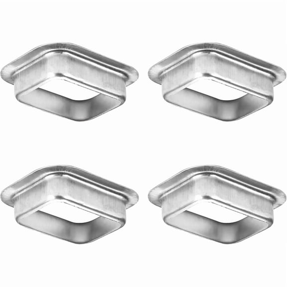 2" X 3" Rain Gutter Downspout Drop Outlet Aluminum K Style (4 Pack)