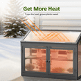 thumbnail image 4 of Mcombo 2-Tier Wooden Cold Frame Garden Greenhouse Raised Flower Planter Shelf Bed Protection 0160, 4 of 8