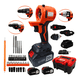 thumbnail image 1 of Kit Multiherramienta 3 En 1 Inalámbrico Taladro Llave De Impacto Rotomartillo Con 2 Baterías 20V Found Cargador Rápido Diseño Compacto Ergonómico Potente Velocidad Variable Para Profesionales, 1 of 5