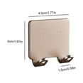 thumbnail image 2 of Advancent Soporte para máquina de afeitar, colgador adhesivo para pared de baño, estante para ducha, cepillo, toalla, soporte para recortadora de barba, Almacenamiento y organización del hogar Oro Advancent  HA062152-03, 2 of 6