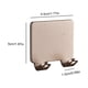 thumbnail image 4 of Advancent Soporte para afeitadora, soporte para pared de baño, colgador de almacenamiento para ducha, estante para toallas, gancho, organizador Oro 20piezas, 4 of 6