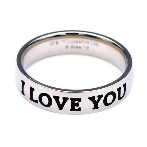 SalesOne LLC Star Wars I Love You/ I Know Stainless Steel Ring | Size 9 Unisex