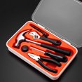 thumbnail image 2 of 17-Piece Home Tool Set – All-in-One Hand Tool Kit with Wrench, Screwdrivers, Hammer & More (Tool Box Set-17A (White + Orange)), 2 of 8