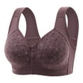 thumbnail image 2 of Kilaqueen Front Closure Bras for Older Women, Bras for Women No Underwire, Stretchy Comfort Full Coverage Bras Lightweight Breathable Everyday Bras, 2 of 9