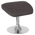 thumbnail image 1 of Egg Series Dark Gray Fabric Ottoman, 1 of 4