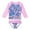 Light Purple, variant on FLMEI 4-9 Years Girls Printed Swimsuit Rash Guard Long Sleeve Swimwear Beach Two Piece Bathing Suit for Toddler Kids