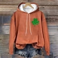 thumbnail image 4 of Womens Sweaters St. Patrick's Day Irish American Flag Hoodie Funny Graphic Casual Long Sleeve Sweatshirt L Size Sweaters For Women, 4 of 6